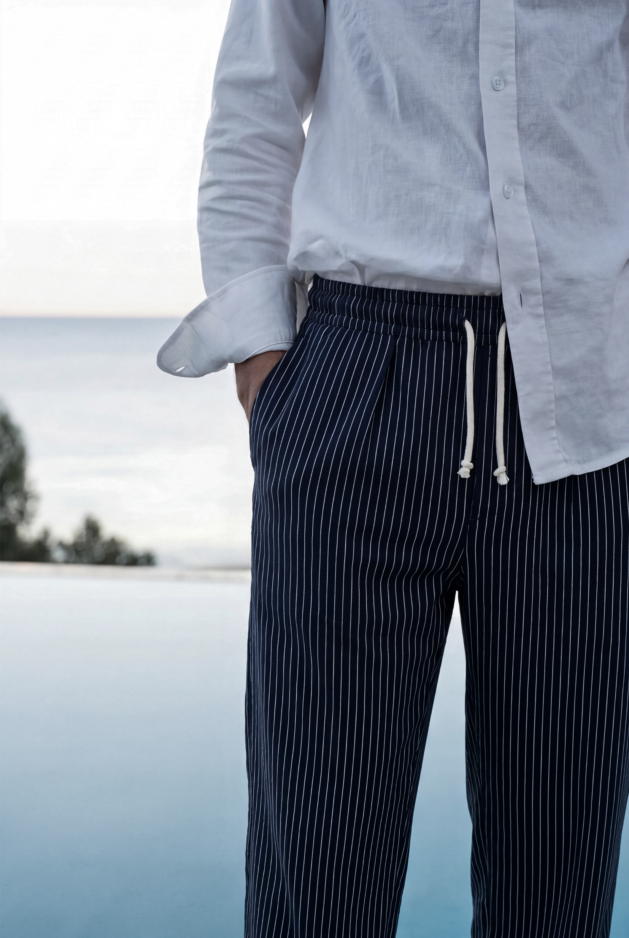 Monaco Club Striped Pants